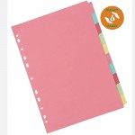 File Dividers, Extra Wide A4, 10 tababc
