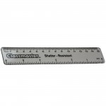 Ruler, Clear Plastic, 15cm, Pack of 10abc