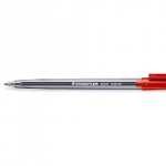 Ballpoint Pen, Staedtler Stick, Red, medium, Pack of 10abc