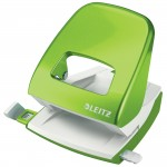 Leitz NeXXt WOW Metal Office Hole Punch, Greenabc