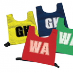 *SALE* Netball Training Bibs, Pack of 7, Green, Size Largeabc