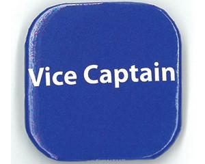 **SALE**Button Badges, Pack of 20, Vice Captain - Blue