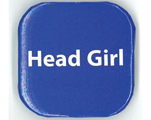 **SALE**Button Badges, Pack of 20, Head Girl - Blue