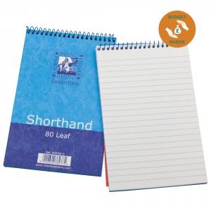 Shorthand Books, Ruled, 160 pages, 203x127mm