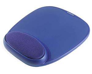 Kensington Foam Mouse Pad with Wrist Support, Blue