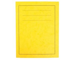Exercise Books, A4+, 80 Pages, Pack of 50, Plain, Yellow Covers