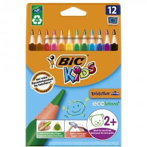 BiC Kids Evolution Triangular Pencils, Pack of 12