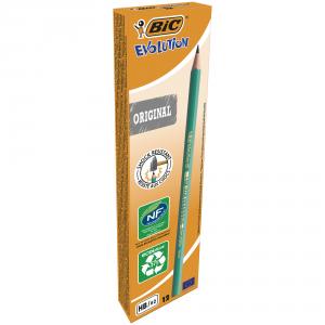 BiC Evolution Graphite Pencils, Wood Free, HB, Pack of 12