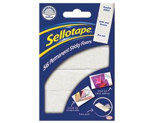 Sellotape Sticky Fixer Pads, Pack of 56