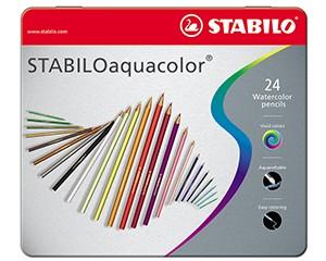 Colouring Pencils, Watersoluble, Pack of 24