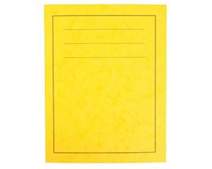 Exercise Books, A4, 80 Pages, Pack of 50, Ruled 12mm, Yellow Covers