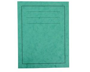 Exercise Books, A4, 80 Pages, Pack of 50, Ruled 15mm Feint, Green Covers