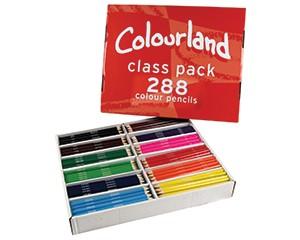 Colourland Essentials Pencils, Classpack of 288