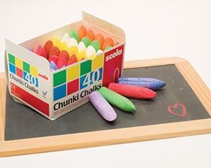 Chunki Chalks, Pack of 40, Assorted Colours