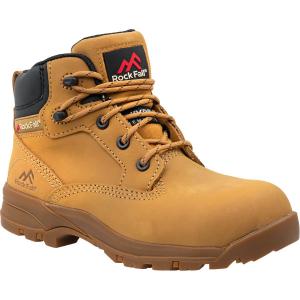 Ladies Safety Boots, Honey, Size 3