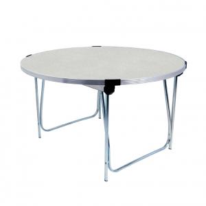 Gopak Round Folding Table , 1220(Dia)x700mm, Snow Grit