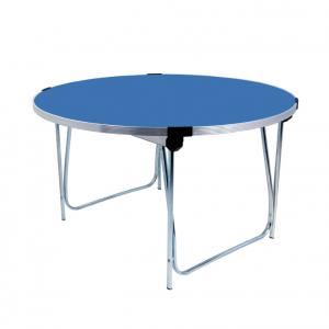 Gopak Round Folding Table , 1220(Dia)x700mm, Blue