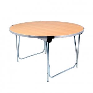 Gopak Round Folding Table , 1220(Dia)x700mm, Beech