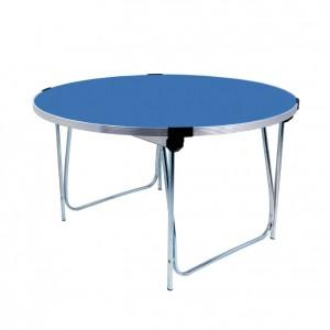 Gopak Round Folding Table , 1220(Dia)x635mm, Blue