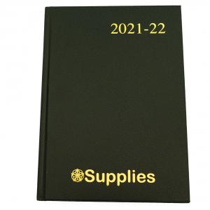 Education Year Diaries, Week to View, A5, Black
