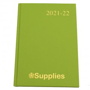 Education Year Diaries, Week to View, A5, Green