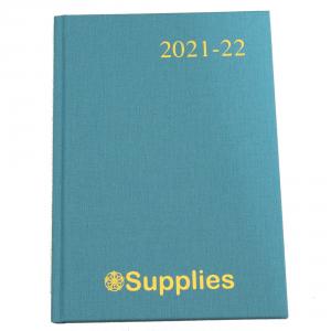 Education Year Diaries, Week to View, A5, Blue