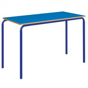 Crushed Bent Coloured Frame Tables, 1200 x 600mm