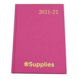 Education Year Diaries, Week to View, A5, Pink