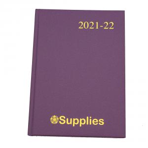 Education Year Diaries, Week to View, A5, Purple