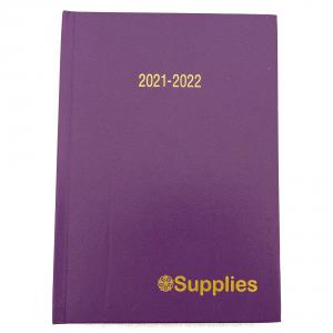Education Year Diaries, Day to a Page, A5, Purple