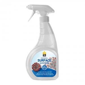 T100 No Rinse Surface Sanitiser Spray, 750ml, Pack of 6