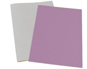 Exercise Books, A4+, 40 Pages, Pack of 10, 12mm Feint, Purple Covers