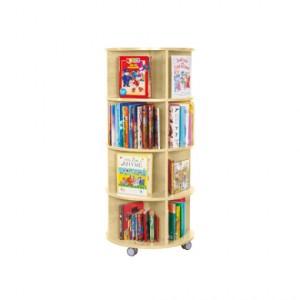 KUBBYCLASS TIERED BOOK CAROUSEL 4 TIER, 1445MM HEIGHT
