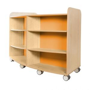 KUBBYCLASS HIGH CURVED BOOKCASE 1000x1825x676MM 