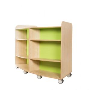 KUBBYCLASS HIGH CURVED BOOKCASE 1250x1825x676MM 