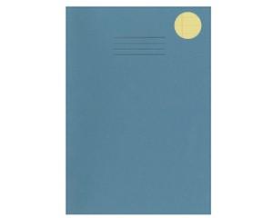Exercise Books, A4, SEN, 48 Pages, Pack of 10, 12mm Ruled, Blue Cover/Cream Pages