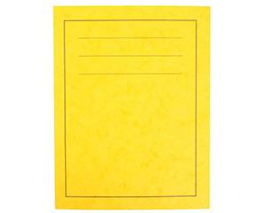 Exercise Books, A4+, 40 Pages, Pack of 50, Plain, Yellow Covers
