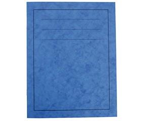 Exercise Books, A4+, 40 Pages, Pack of 50, Ruled 10mm Squared, Blue Covers