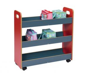 Lunch Box Trolley, Red and Stormy Blue