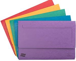 Wallet Files, A4, Assorted Colours, Pack of 25