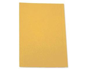 Square Cut Folders, Foolscap, Pack of 100, Yellow