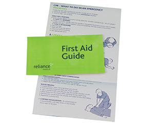 First Aid Leaflet, Advice on treatment