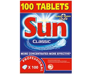 Dishwasher Tablets, Sun, Pack of 100