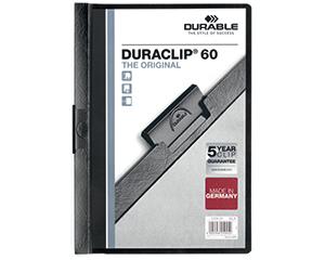 Duraclip, 6mm 60 Sheet Capacity, Black