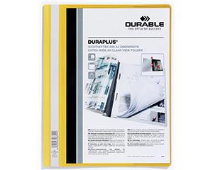 Duraplus Folder, A4, Yellow