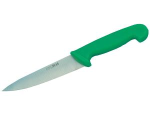 Cooks Knife, 16cm, Green Handle