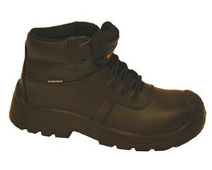 Rock Fall Safety Boots, Black, Size 9