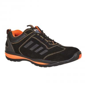 Safety Trainers, Portwest FW34, Black, Size 8
