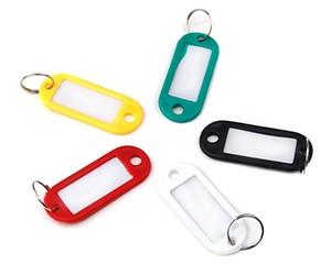 Key Fobs, Assorted Colours, Pack of 20