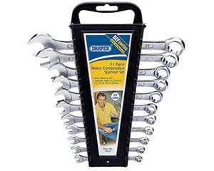 Spanner Pack, Combination, 6-19mm, Pack of 11